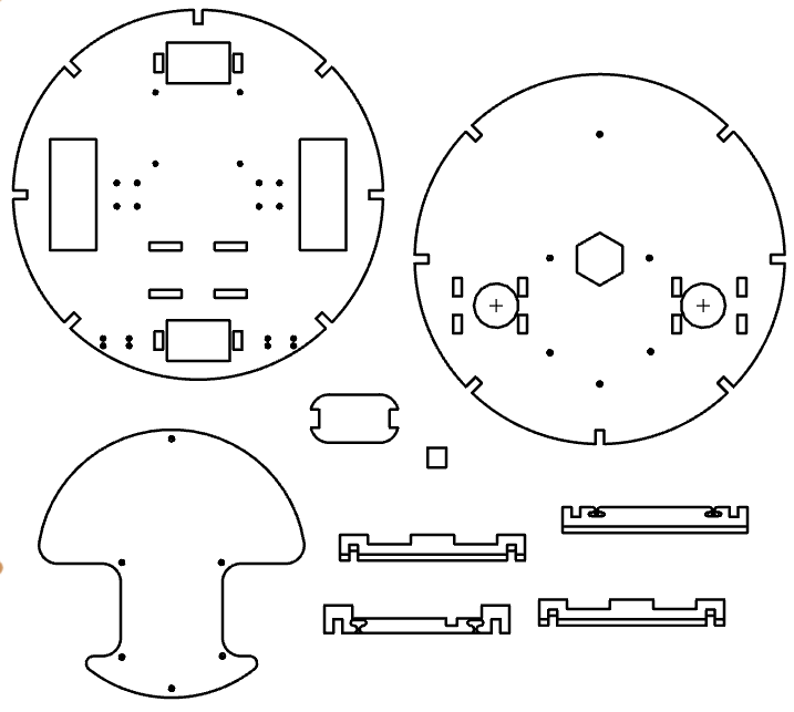 Fox-Bot Chassis Drawings